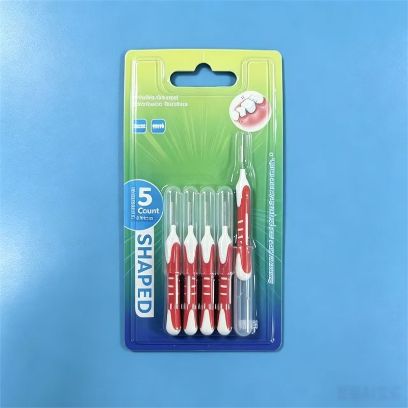 Two-Color I-Shaped Interdental Brush